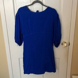 Zara Blue Mini Dress. Open back